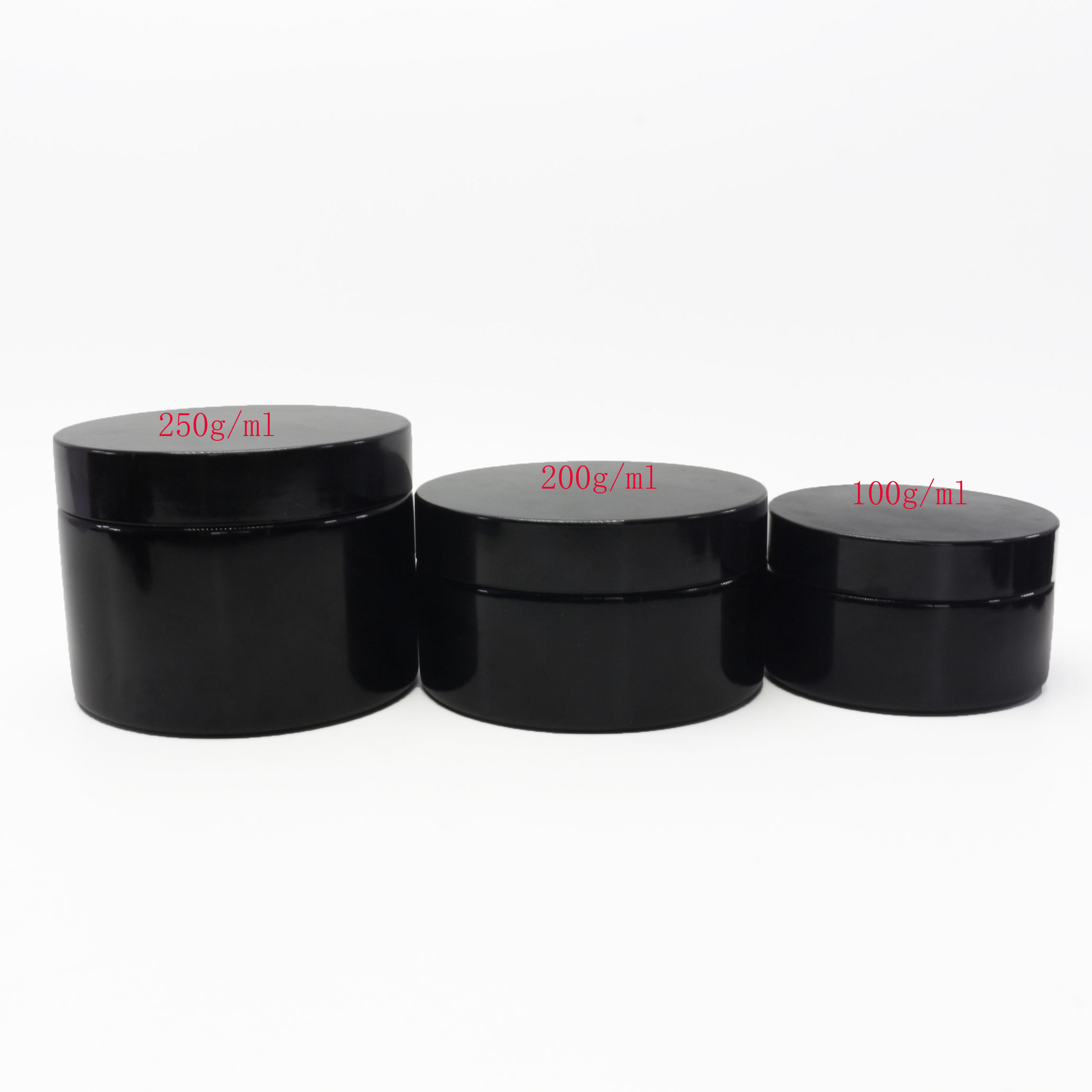 250ml 500ml Round uv violet screw top smell proof bottle wide mouth storage stash glass jars DV250E