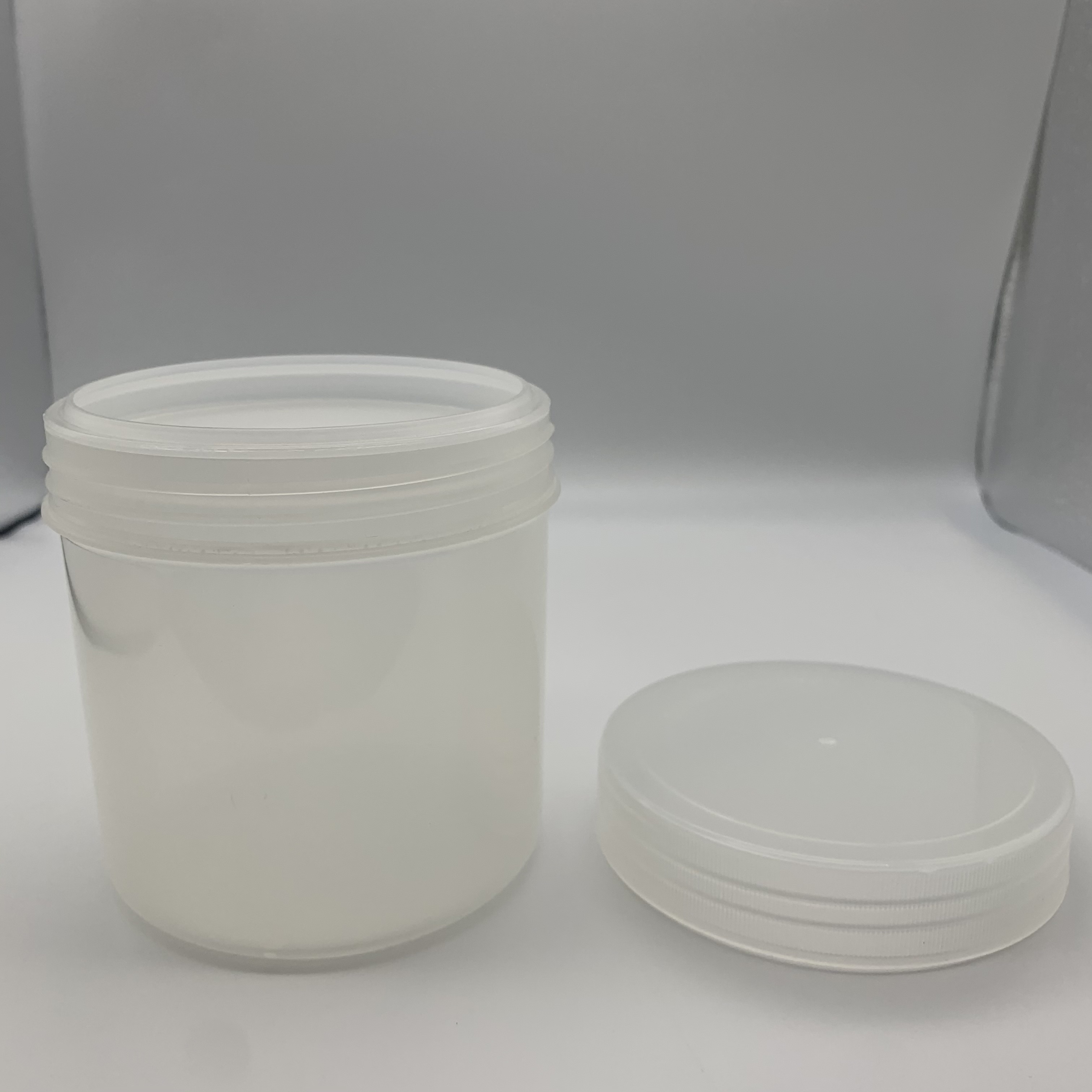 250ml 500ml Wholesale Single Wall Plastic Cream Jar