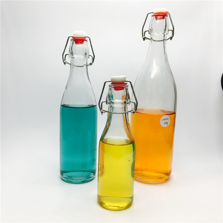 250ml 500ml and 1000ml cordial glass bottled sugar cane juice with swing top