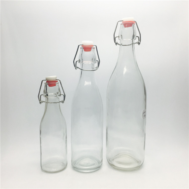 250ml 500ml and 1000ml cordial glass bottled sugar cane juice with swing top