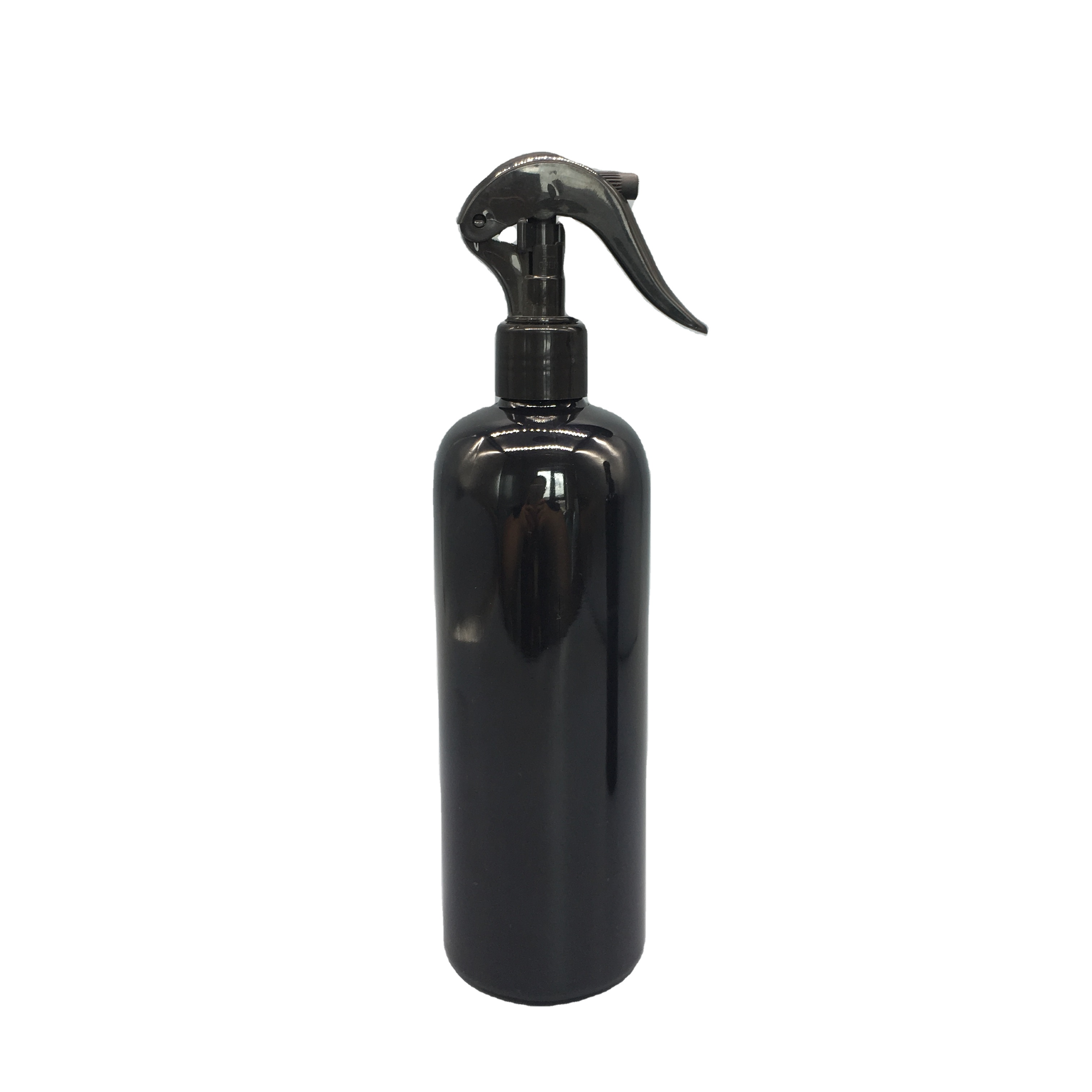 250ml 500ml black cleaner spray PET trigger bottle with cleaning and hairdressing