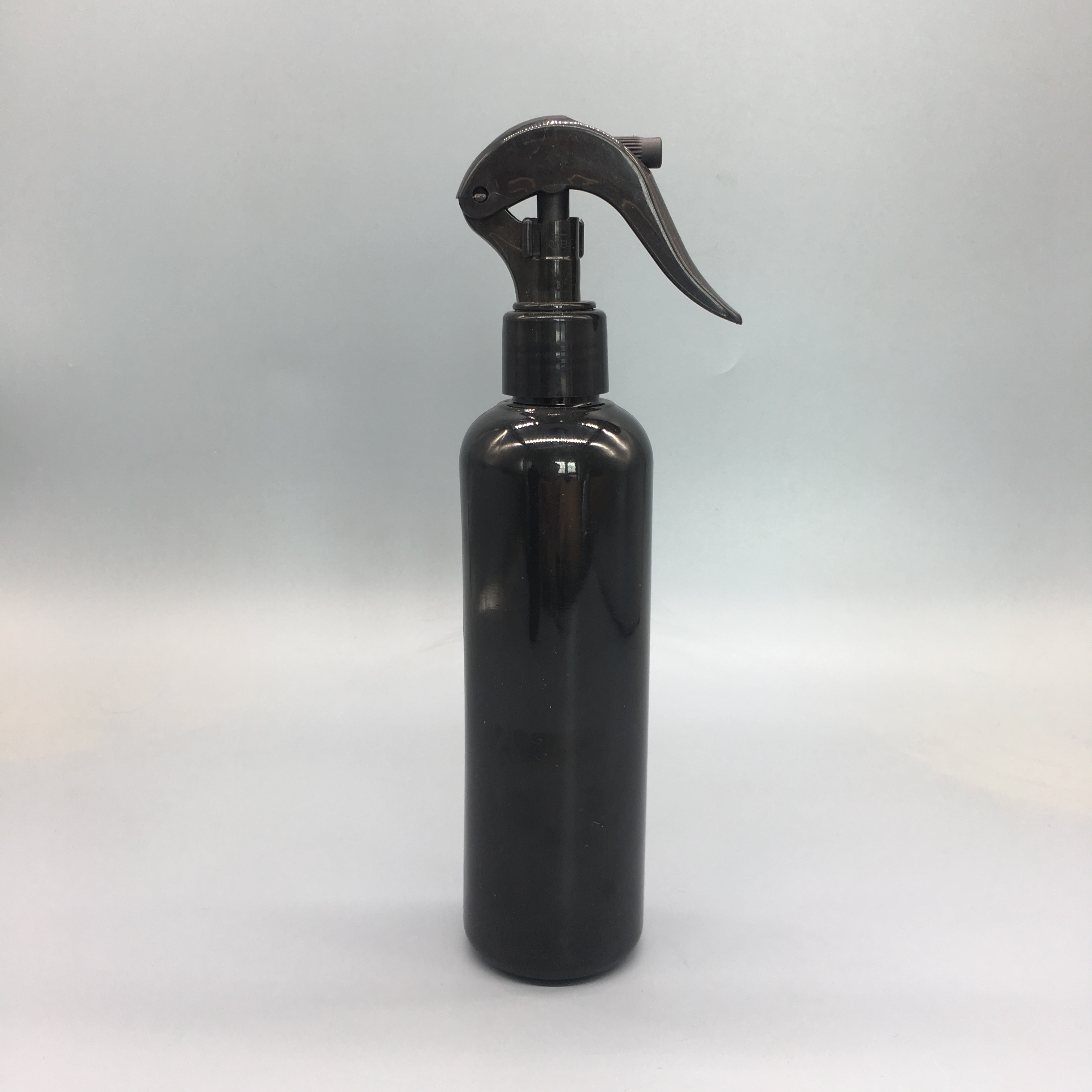 250ml 500ml black cleaner spray PET trigger bottle with cleaning and hairdressing
