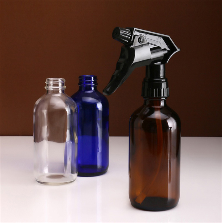 250ml 500ml brown amber blue transparent glass spray bottle for disinfection water home gardening watering can