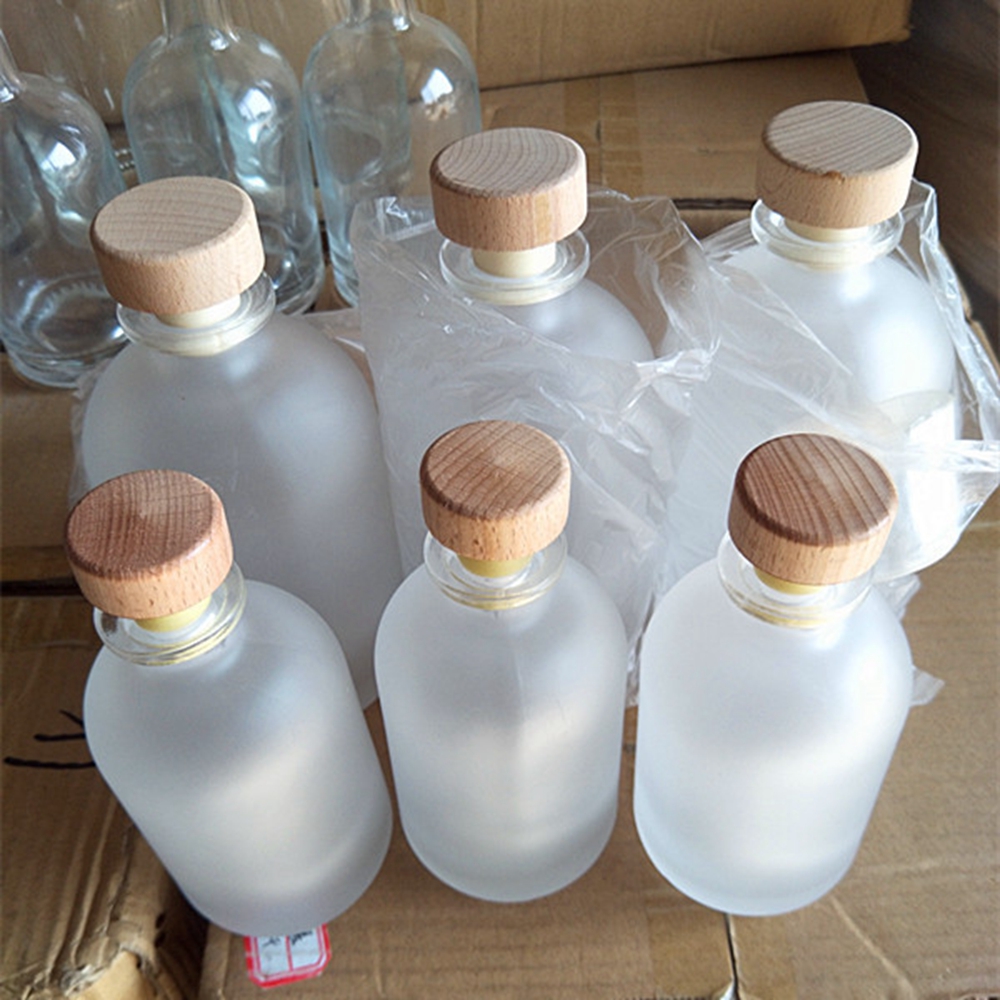 250ml 500ml essential oils glass aroma diffuser bottle vodka liquor glass bottle