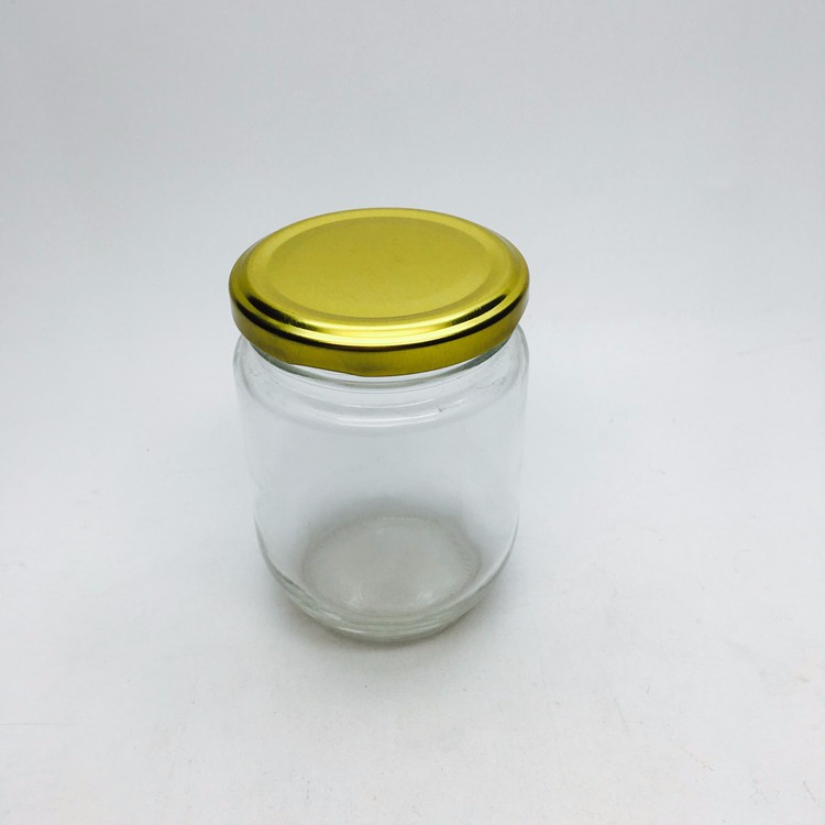 250ml 8oz blueberry jam durian jam glass jars with airtight tinplate lid in bulk