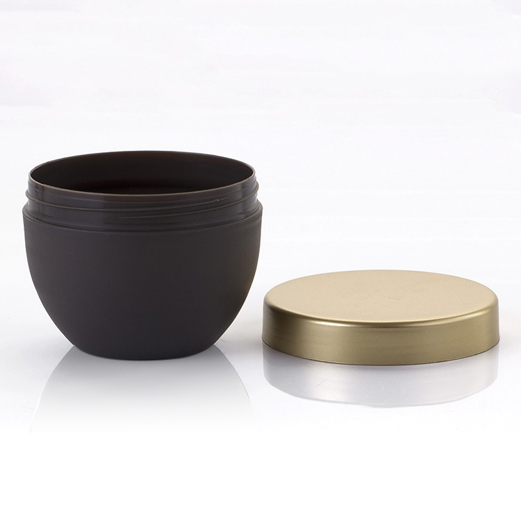 250ml Bowl shape PP Plastic Jars Wide Mouth Cosmetic Jars For Body Butter Lotions Scrubs Creams Cosmetics