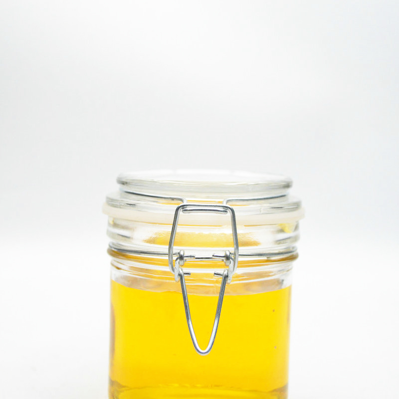 250ml Clear Glass Honey Jar for Home Kitchen Spice Jars For Honey,Caviar,Herb,Jelly,Jams