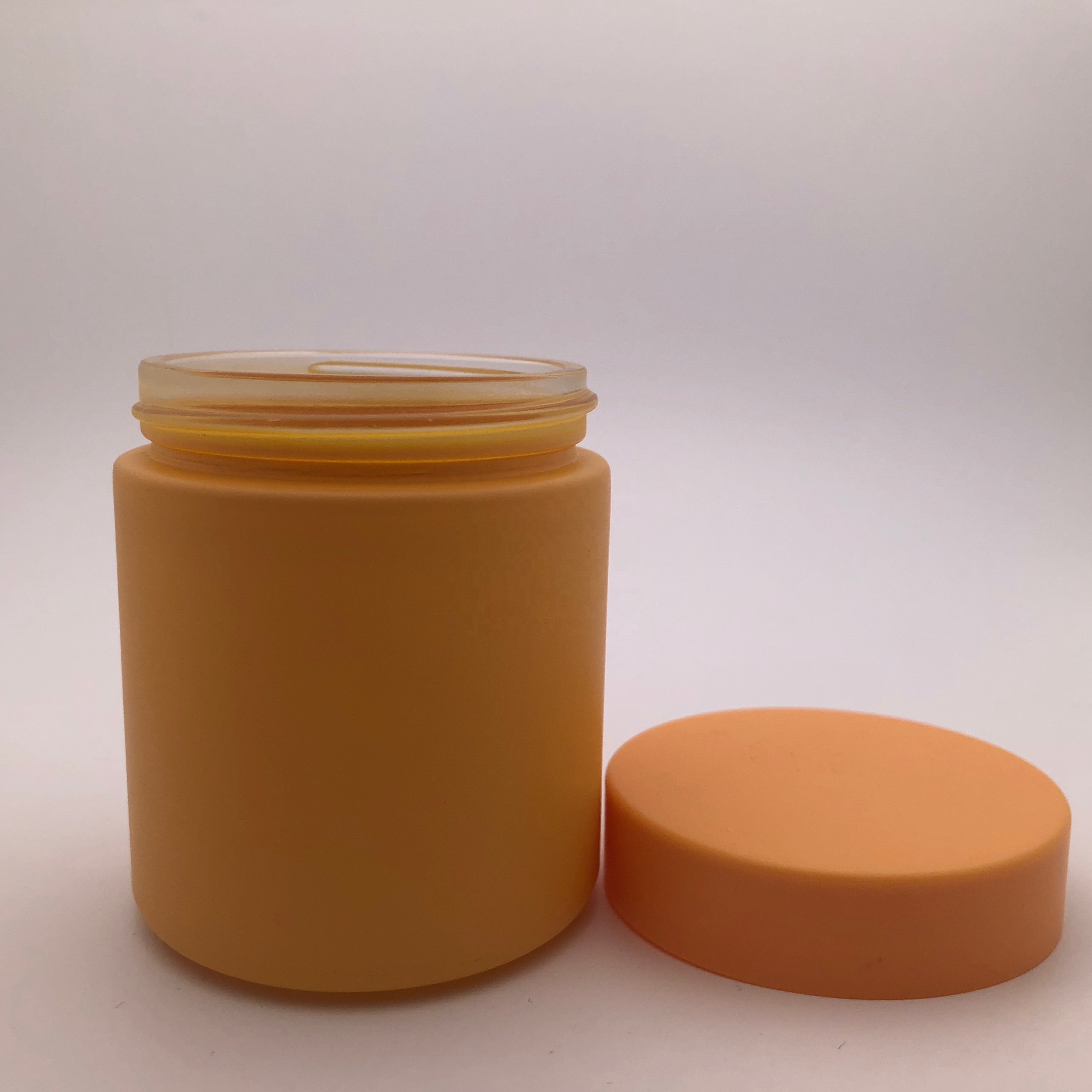 250ml Cosmetic Cream Glass Jar Cream With Refill Pod Inside And Aluminium Cap Plastic Cap 1oz 6oz 8.3oz Manufacturer