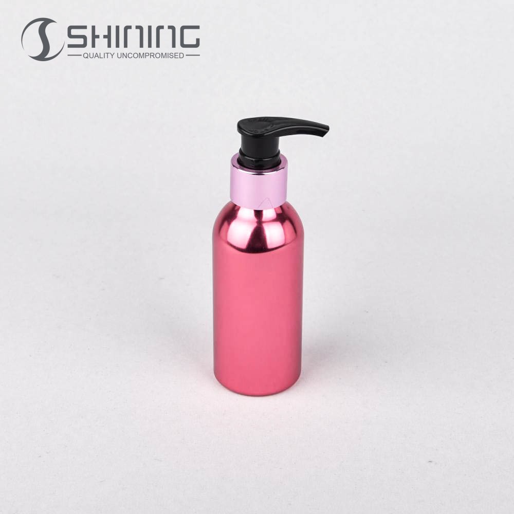 250ml Customized Personal Care Alu Material Lotion Aluminium Tin For Cosmetics 1000ml Plastic Shampoo Bottle With Pump