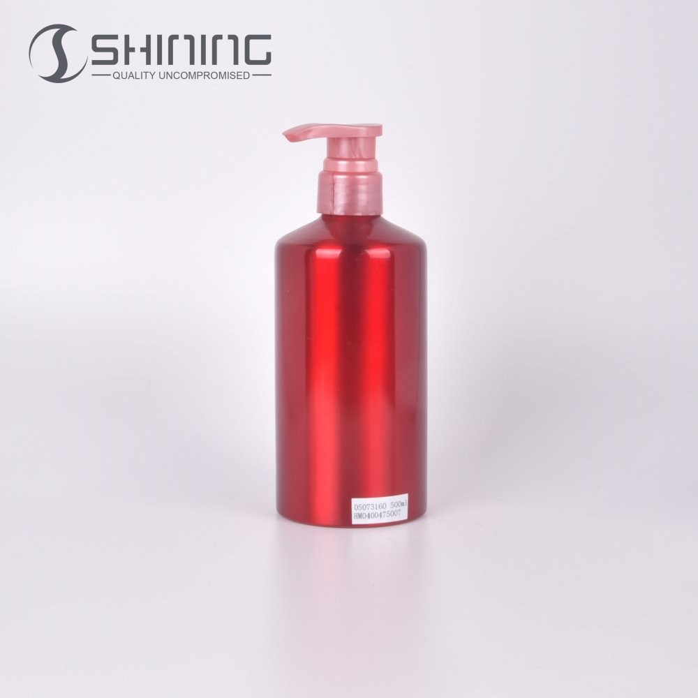 250ml Customized Personal Care Alu Material Lotion Aluminium Tin For Cosmetics 1000ml Plastic Shampoo Bottle With Pump