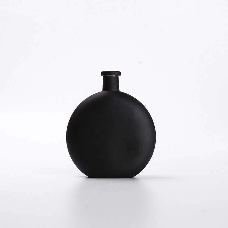 250ml Glass Bottle Black With Cork Lid 500ml For Whisky Alcohol Cold Brew Coffee