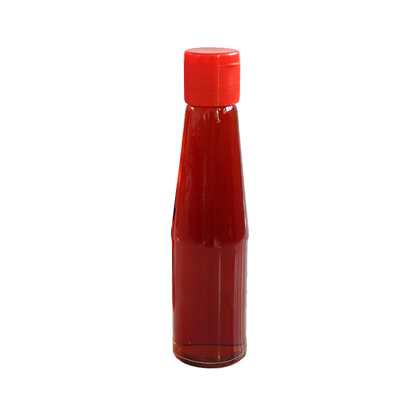 250ml Glass Sauce Bottles Home Use Chili Sauce Bottles With Plastic Cap