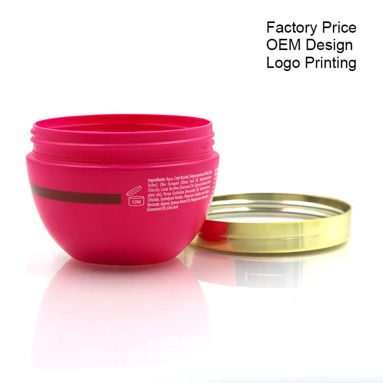 250ml Hdpe Wide Mouth Plastic Cream Cosmetic Jar For Skincare Product