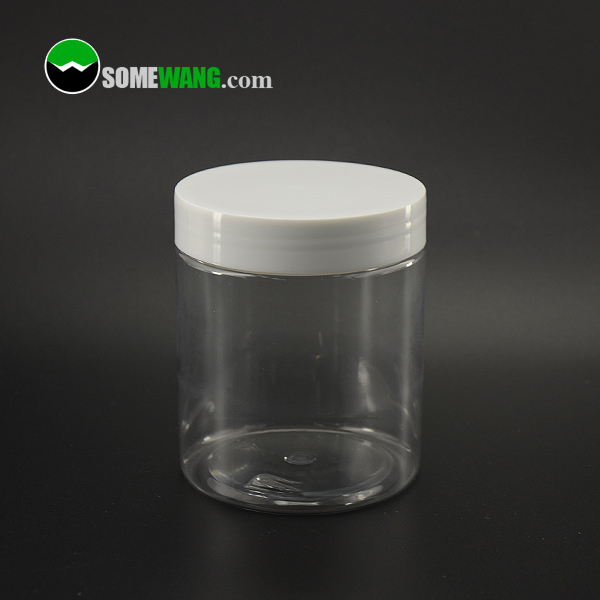 250ml Highly Recommended New Arrival Beauty Packaging Plastic PET Bath Salt Jar