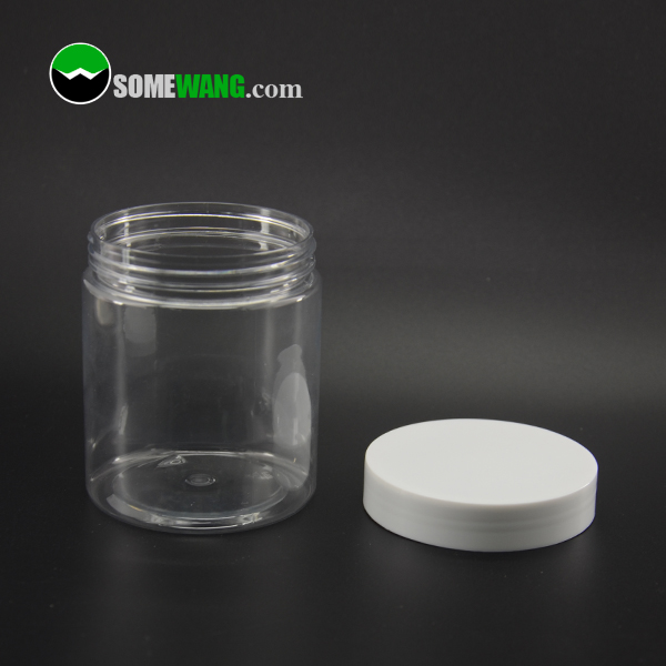 250ml Highly Recommended New Arrival Beauty Packaging Plastic PET Bath Salt Jar