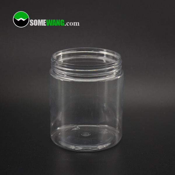 250ml Highly Recommended New Arrival Beauty Packaging Plastic PET Bath Salt Jar