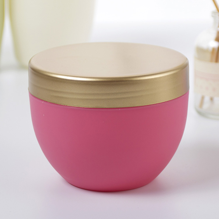250ml PP plastic cosmetic jar bowl shape body face ream container