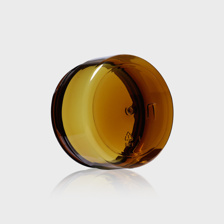 250ml Recycling Plastic PET Amber Empty Packaging Jar Containers