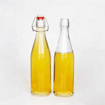 250ml Swing Top Clear Glass Bottle 500ml 750ml 1 Liter Filp Top Brewing Bottles