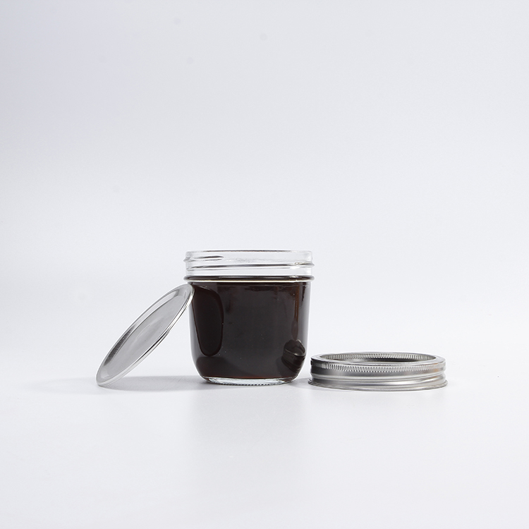 250ml Taper Wide Mouth Canning Mason Jars With Regular Lids For Food Storage