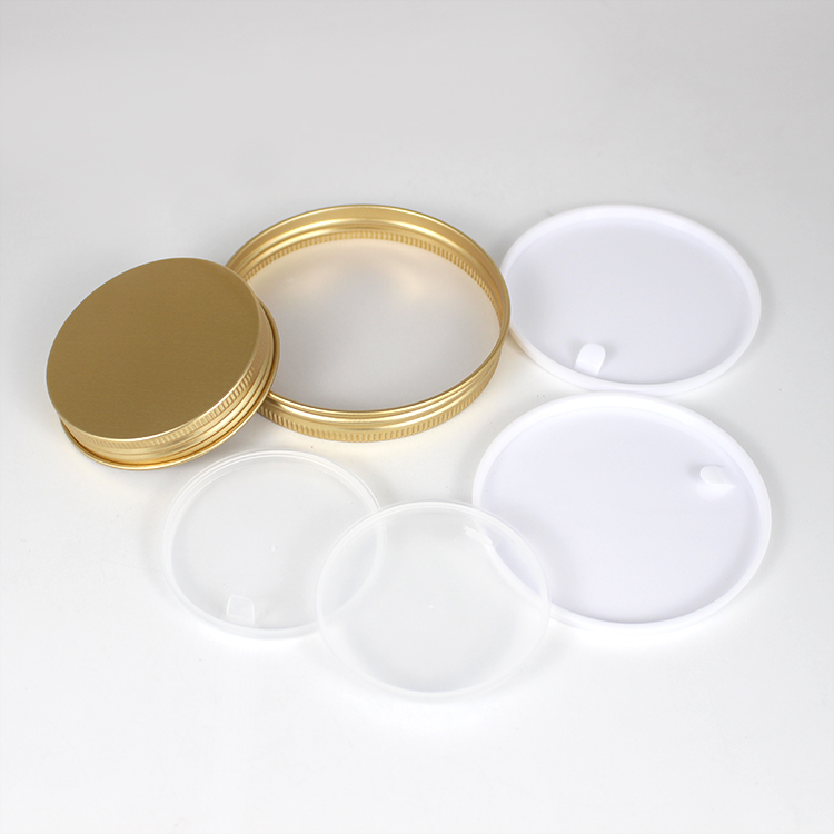 250ml amber round pet plastic cosmetic cream jar with golden cap