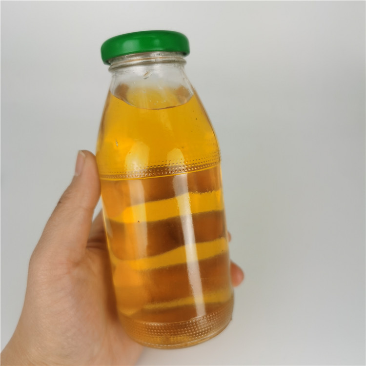 250ml bottiglie vetro custom juice beverage storage bottle hot sale