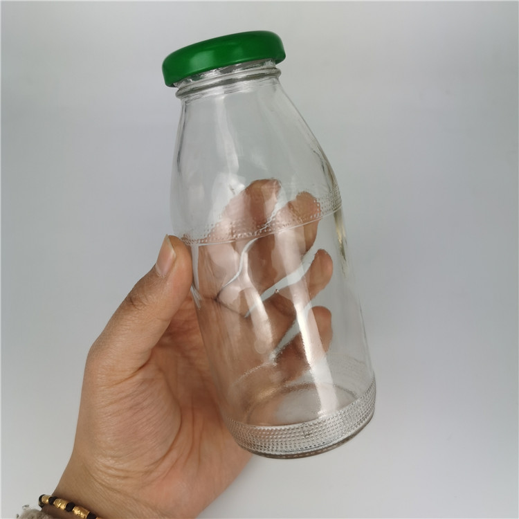 250ml bottiglie vetro custom juice beverage storage bottle hot sale