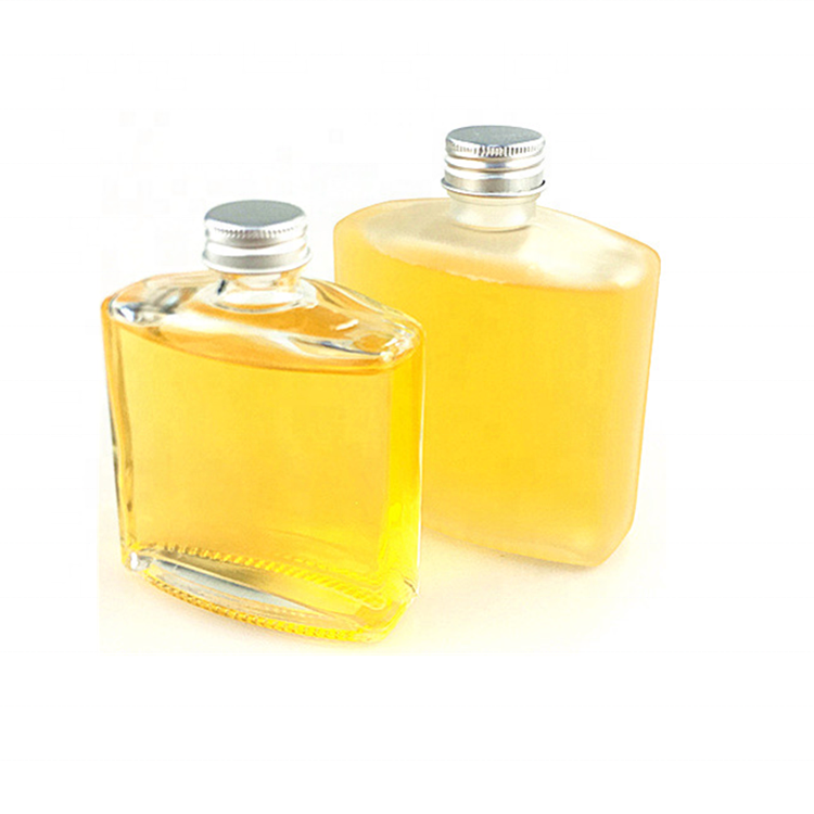 250ml clear glass square bottle water square drinking juice glass bottle