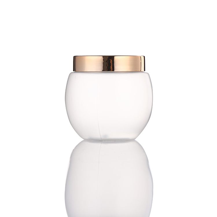 250ml colored clear bottle pet packaging plastic cosmetic cream jars
