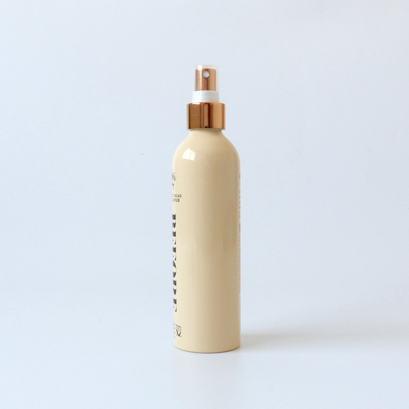 250ml ecru empty aluminum hair conditioner bottle in stock