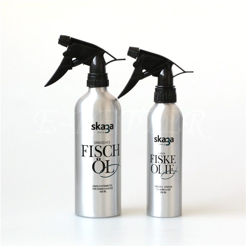 250ml ecru empty aluminum hair conditioner bottle in stock