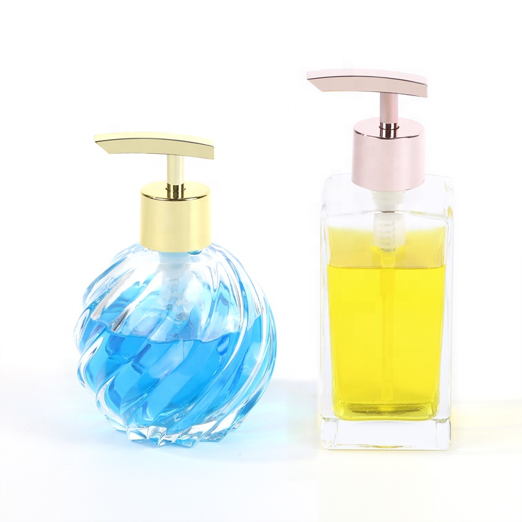 250ml empty pineapple and rectangle shaped lotion bottles hand washing glass with pump