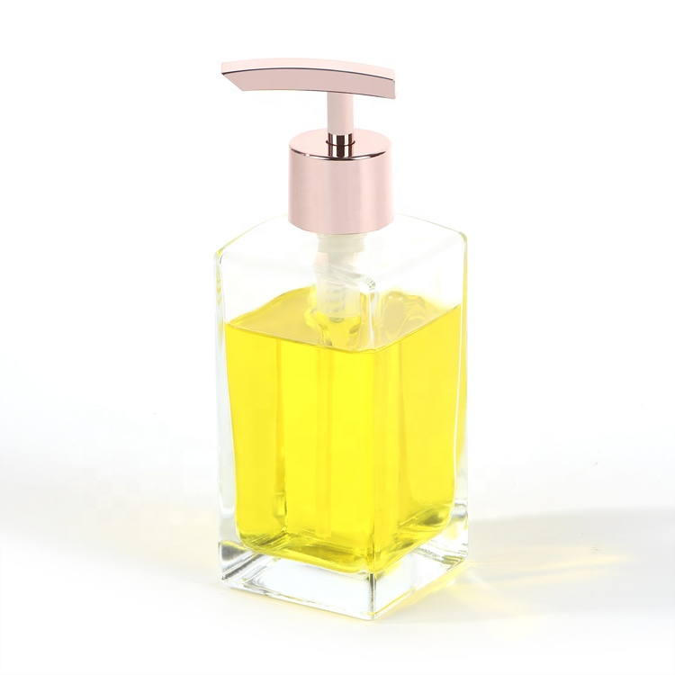 250ml empty pineapple and rectangle shaped lotion bottles hand washing glass with pump