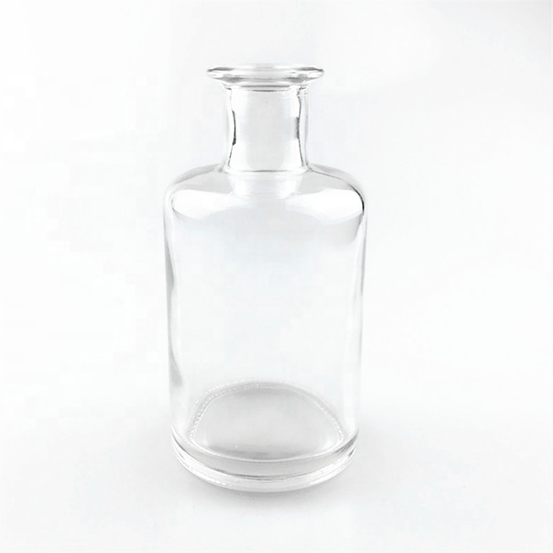 250ml empty round matte black matte white reed glass diffuser bottles