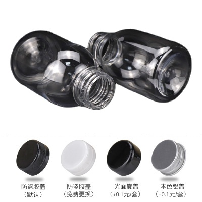 250ml empty yogurt transparent pasteur bpa free storage bottle for milk juice drink glass bottle with plastic lids 8oz hotsale