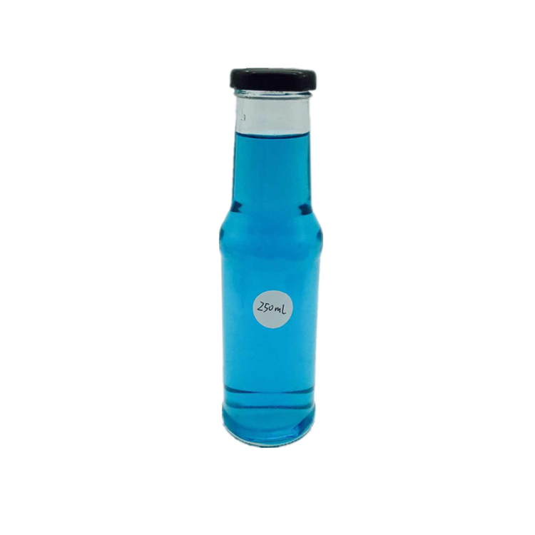 250ml glass cold brew coffee bottles cold press juice bottles metal top