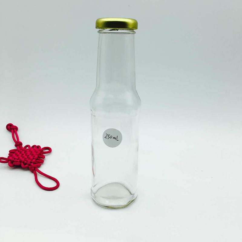 250ml glass cold brew coffee bottles cold press juice bottles metal top