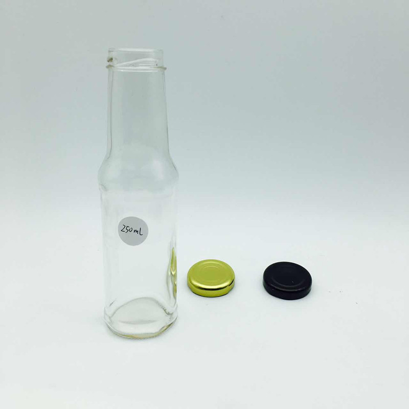 250ml glass cold brew coffee bottles cold press juice bottles metal top