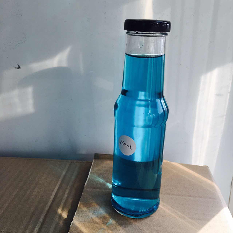 250ml glass cold brew coffee bottles cold press juice bottles metal top