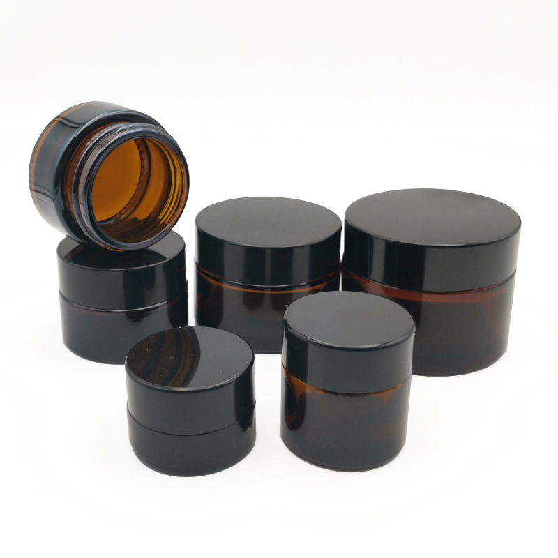 250ml glass cosmetic jar cosmetic containers bamboo lid glass cream jar bamboo containers for cosmetics glass jar