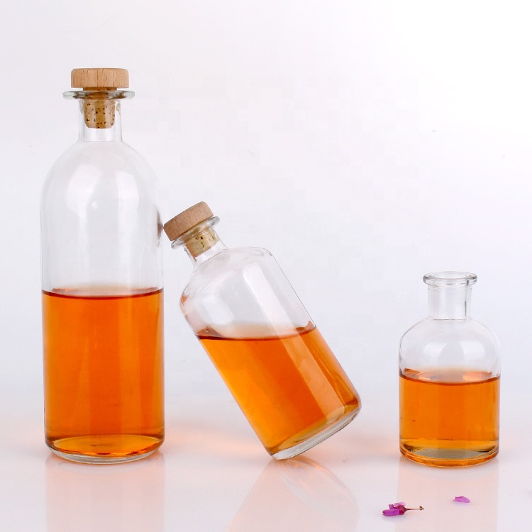 250ml glass reagent bottle for chemical use with stopper
