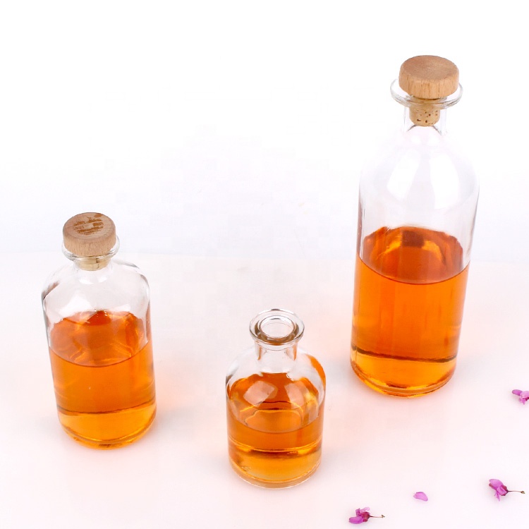 250ml glass reagent bottle for chemical use with stopper