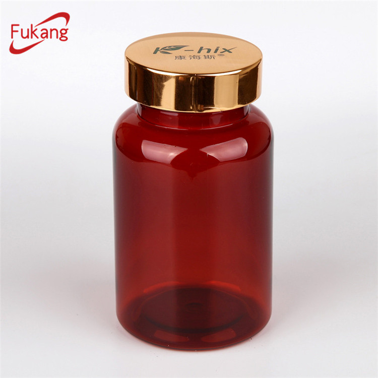 250ml green pet jar, dietary supplements food plastic jar