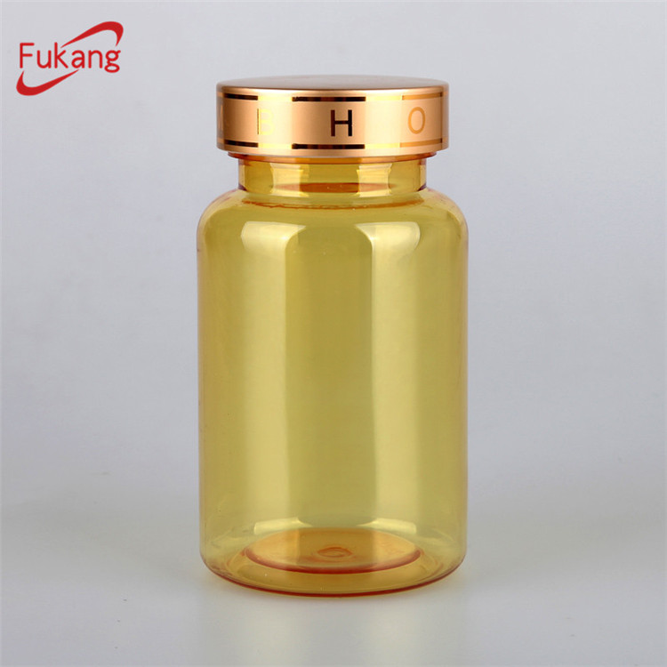 250ml green pet jar, dietary supplements food plastic jar