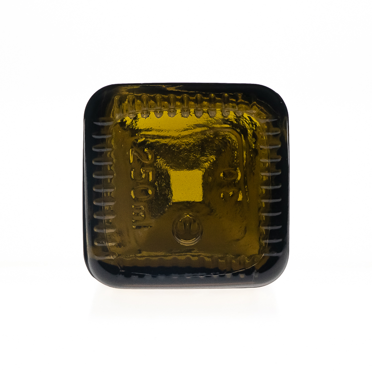 250ml green square olive oil glass bottle with plastic cap or aluminium cap