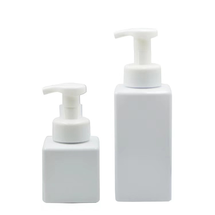 250ml plastic foam pump bottle body oil pump lotion bottle custom label sticker