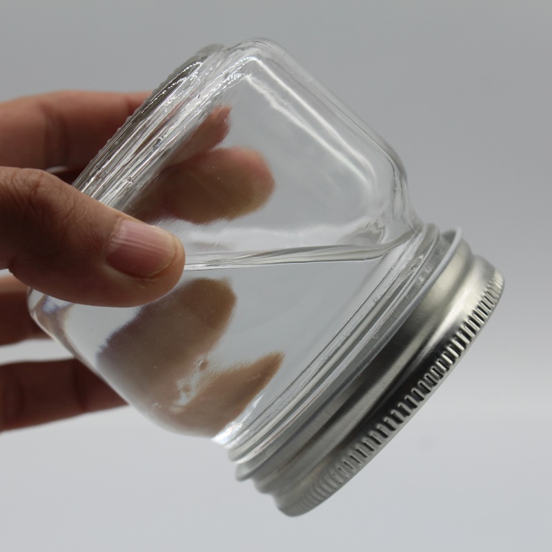 250ml rose sauce jar canned glass honey jar airtight caviar glass jar