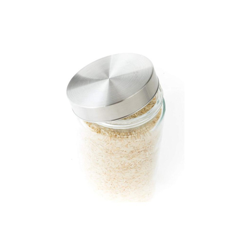 250ml round clear food candy glass jars bottles with screw lid borosilicate glass jar glass storage jars