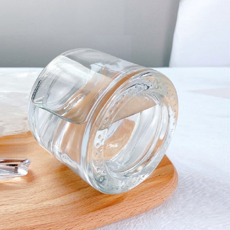 250ml round container tin honey packaging bottle juice cans jam jar glass honey jars in bulk