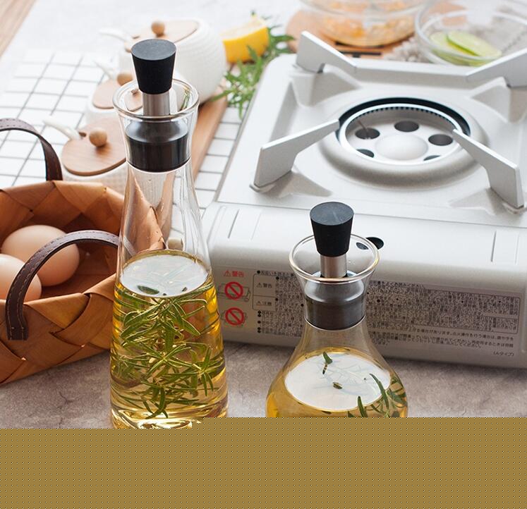 250ml small high borosilicate glass vinegar pot bottles with food grade